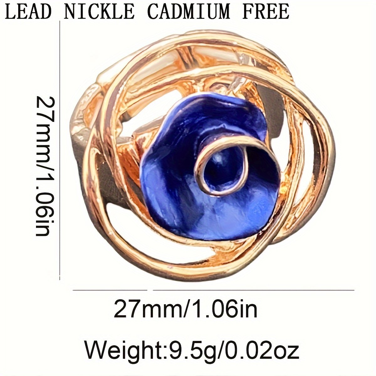 טבעת ורדים יצירתית מסוג חדש, עשויה מסגסוגת איכותית עם גמישות מתכווננת, כמתנה ליום האהבה, עם תחושה יוקרתית. - Image 6