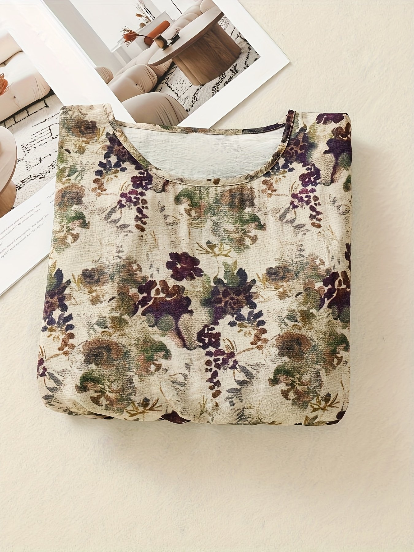 שמלה צרפתית וינטג' לנשים עם הדפס פרחוני וקשירה מתכווננת - שמלה ארוכה קלילה וחלקה שקופה, ניתן לכביסה במכונה, קיץ, תלבושת קז'ואל ועד ערב, שמלה שיקית, לבוש לאירועים אלגנטיים, צללית אלגנטית, בד נושם, סגנון אלגנטי - Image 3